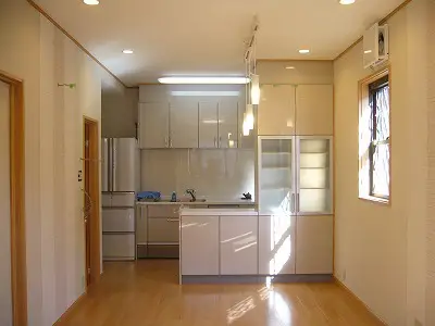 階段廻りキッチン改装