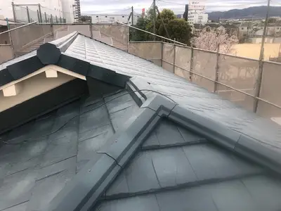 大阪府 茨木市 屋根葺き替え工事 ケイミュー社 ルーガ鉄平