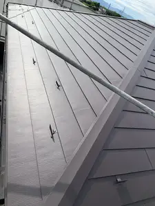 屋根、ガルテクトフッ素工事♪