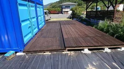 ウッドデッキ新設