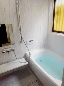 お手入れのしやすいユニットバス