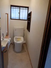 快適、安心　和式トイレから洋式トイレへリフォーム