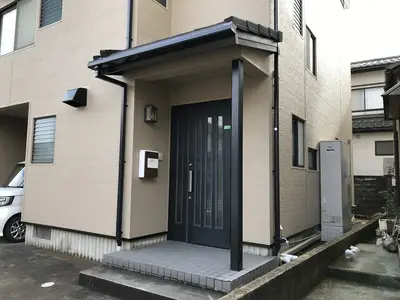 外壁金属サイディングカバー工法　屋根カバー工法