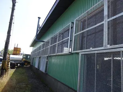 倉庫屋根張替他雪止めフェンス新設工事
