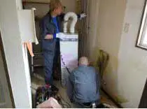 脱衣室改装及びボイラー取替工事