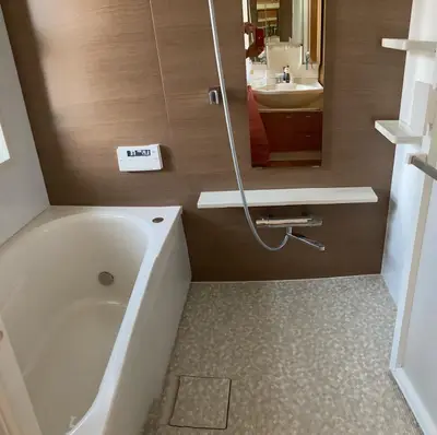 2階設置のユニットバス