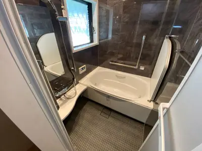 在来工法タイル張りの浴室の寒さ解消リフォーム