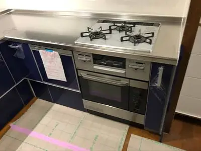 システムキッチンリフォーム工事