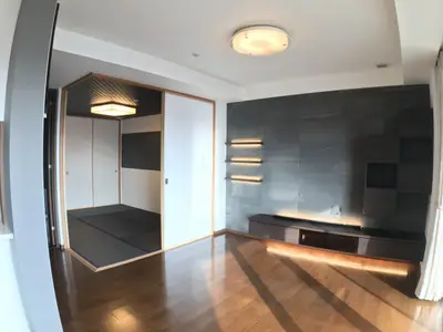 モノトーンで統一したマンションリフォーム