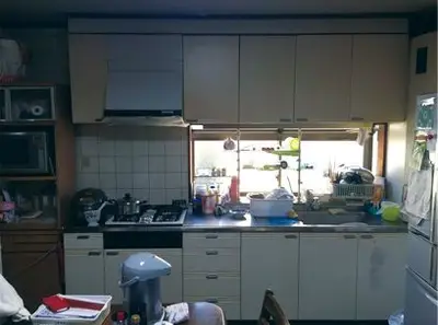 大きな食洗器からコンパクトな食洗機付きシステムキッチンに交換