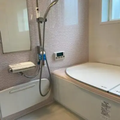 残り湯が使えるLIXILのシステムバスを採用