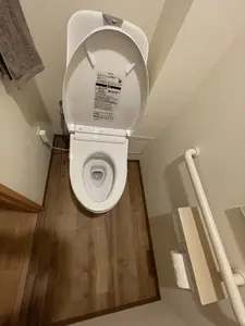 お掃除がしやすく機能性が高い節水トイレ