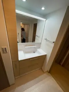 収納沢山！！いつでも整理整頓された洗面台に♪