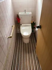 バリアフリーに配慮したトイレにリフォーム
