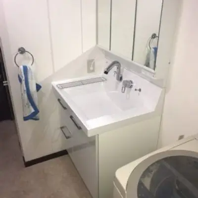 洗面化粧台・ユニットバスのどちらもLIXILの製品に交換