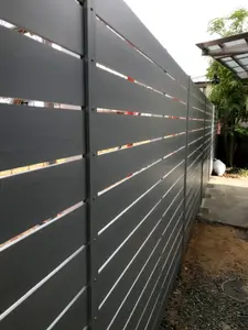 視線をカットする板塀