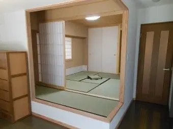 和室から茶室・畳は国産のイグサを使用