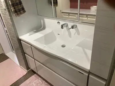 洗面台交換工事