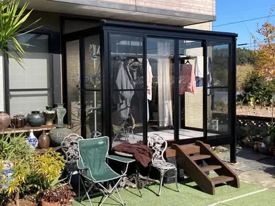 やっぱり便利！サンルーム