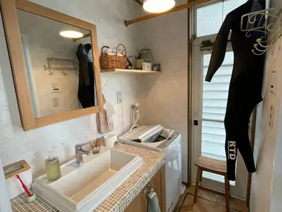 無垢の洗面化粧台