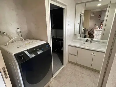 かっこいい浴室＋洗面室