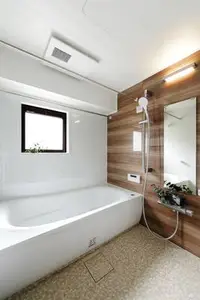 サイズアップでゆったり入浴できるユニットバス