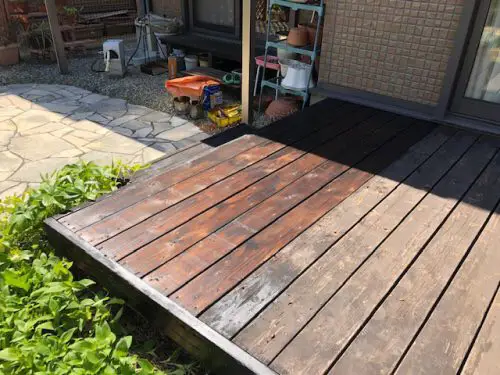 ウッドデッキ補強
