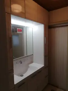 吹田市　洗面化粧台交換工事