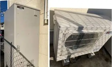 エコキュート給湯機の交換