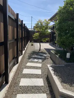 お庭がゆっくりくつろげるプライベート空間に