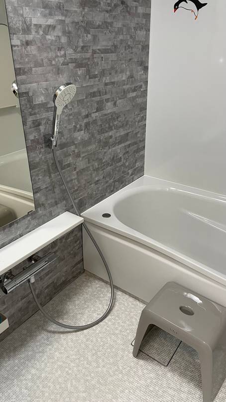 浴室・洗面化粧台をオシャレな内装に施工