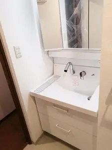 守口市　洗面化粧台交換工事