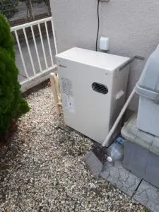 故障前に石油給湯器を交換