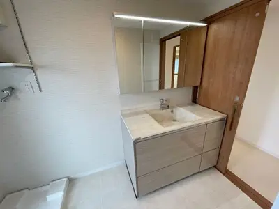 中古マンションフルリフォーム(洗面所)