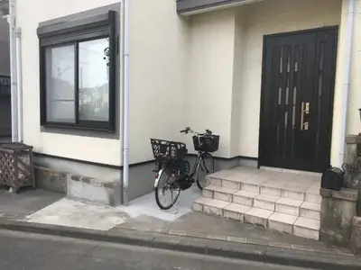 駐車場スペース確保に伴い花壇を撤去
