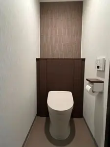 モダンで掃除の楽なレストルーム
