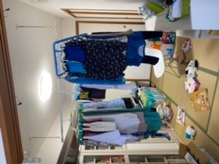 部屋干しユニットを取り付け
