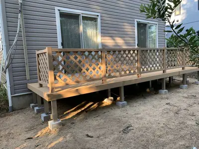 ウッドデッキのリフォーム