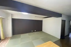 リビング・洋室・和室の一部を一体化でモダンな広々リビングへ