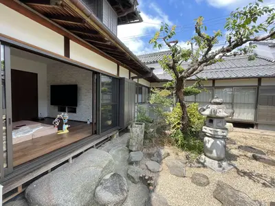 中庭のある古民家リノベーション