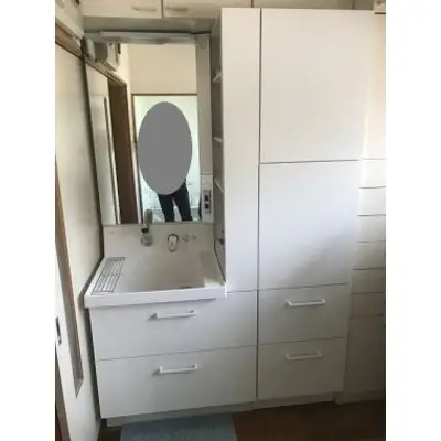 収納重視！な洗面台と浴室リフォーム