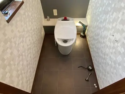 くつろげるトイレ