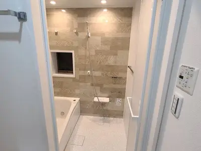 お掃除重視のユニットバス