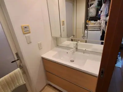 使いやすい洗面台に。