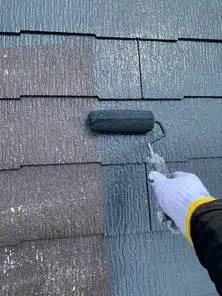 磨き上げたような高光沢の無機フッ素塗装