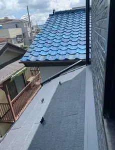 雨樋が綺麗に元通りに
