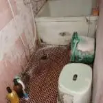 狭くてカビだらけの浴室を広くきれいな空間にリフォーム