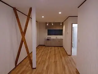 洋間とリビングを繋げ広々としたLDK空間に