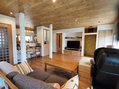 開放感とあたたかみのあるLDKリフォーム