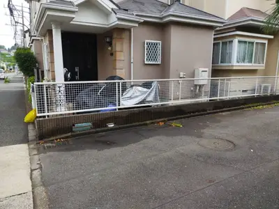 メッシュフェンス交換工事